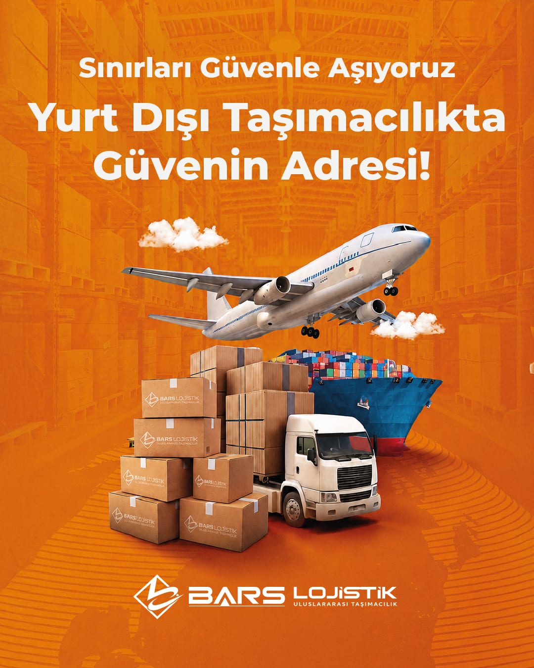 BARS Lojistik — Sosyal Medya Afişi
